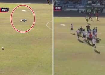 VIDEO/ Futbollisti pëson arrest kardiak në fushë! E shpëton pajisja