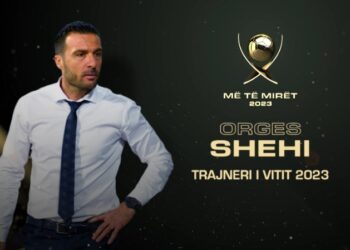Nënkampion me Tiranën, Orges Shehi, Trajneri i Vitit 2023
