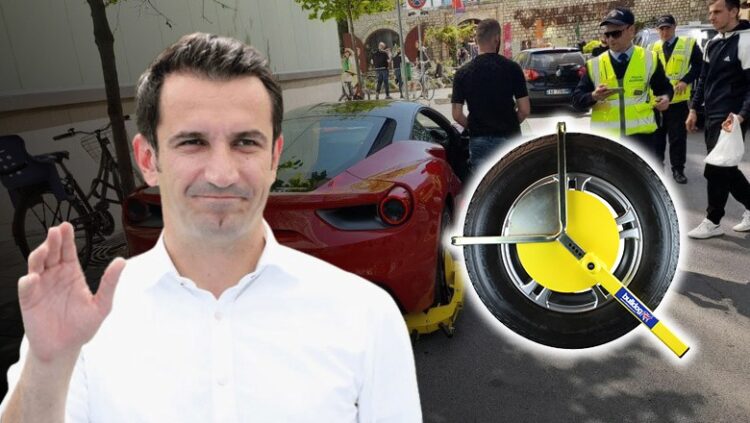 Lali Eri ka vendosur t’ua nxijë jetën shoferëve në Tiranë, kur parkojnë në vende të ndaluara. Këtë do ta bëjë me bllokues rrote, numri i të cilëve do të shumëfishohet.