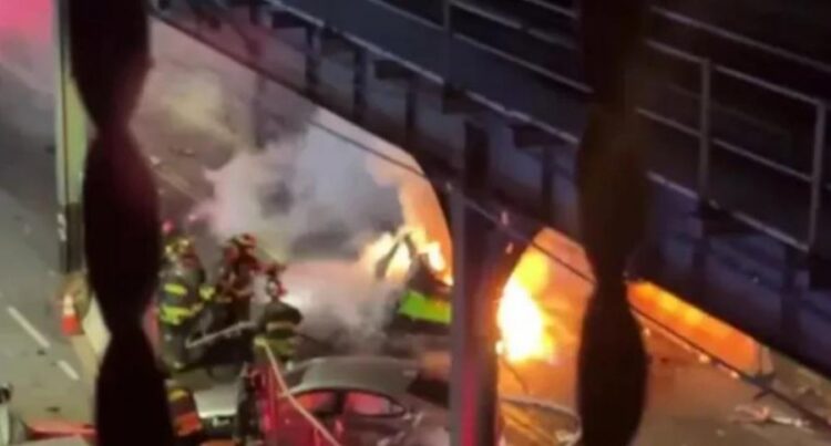 VIDEO/ Lamborghini përfshihet nga flakët, aksidenti i frikshëm