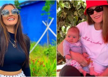 VIDEO/ Eliona Pitarka zgjodhi emrin më të veçantë për bebushen e saj