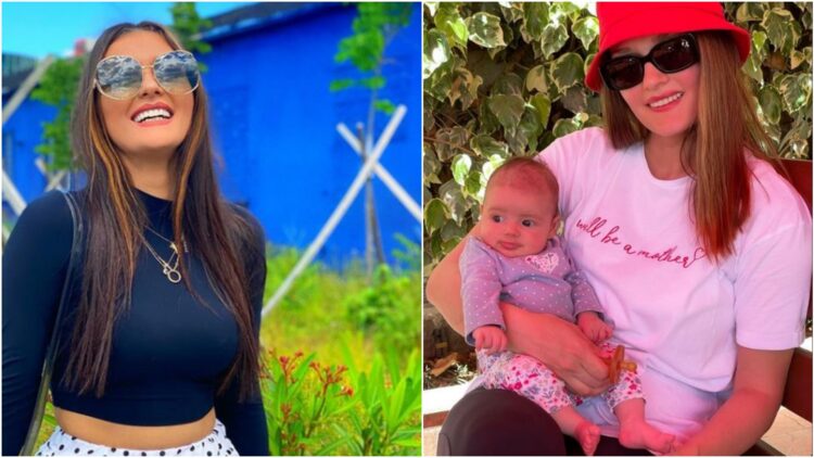 VIDEO/ Eliona Pitarka zgjodhi emrin më të veçantë për bebushen e saj