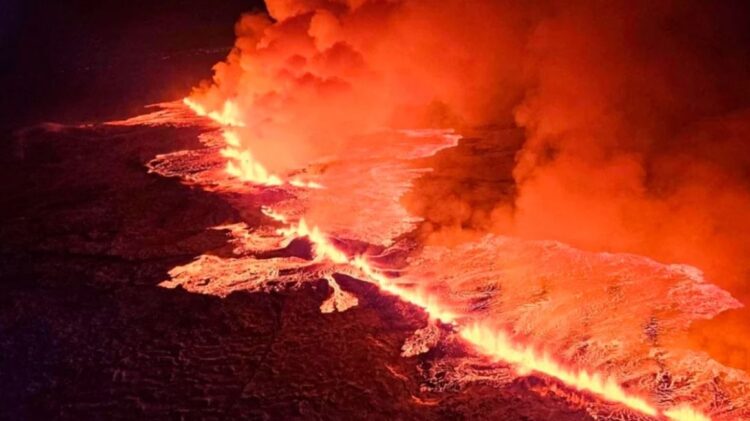 Islandë/ Shihni imazhin e drejtpërdrejtë nga shpërthimi i vullkanit