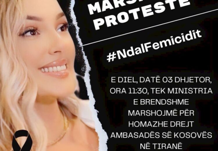 Vrasja e Liridonës, marshim protestë në Tiranë kundër…