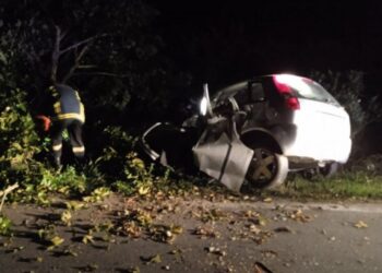 Tragjike/ Aksidentohen me makinë dy shqiptarë, humb jetën shoferi