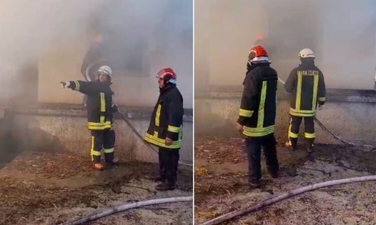 Dogji pa dashje magazinën, pronari njofton zjarrfikësit dhe ikën…