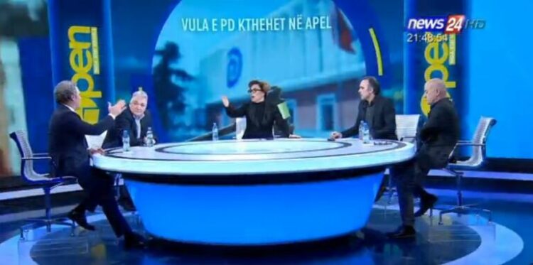 “Shërbëtor i Ramës dhe sekretar partie”, plas sherri në studio mes…