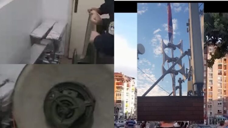 Policia sekuestron sirenat e alarmit në veri të Mitrovicës
