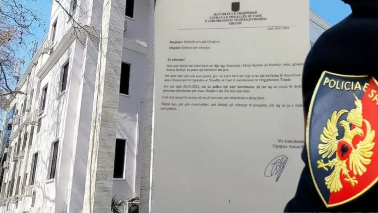 U kërcënua me një letër, Policia merr në mbrojtje gjyqtaren dhe familjen e saj