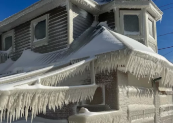 VIDEO/ Restoranti në Nju Jork shndërrohet në një kështjellë akulli