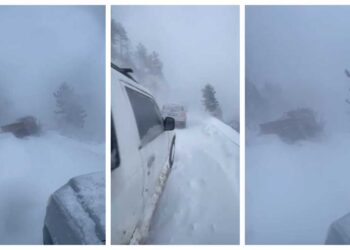 VIDEO/ Moti i keq, përkeqësohet situata në Fushë Arrëz. Bllokohet edhe borëpastruesja…