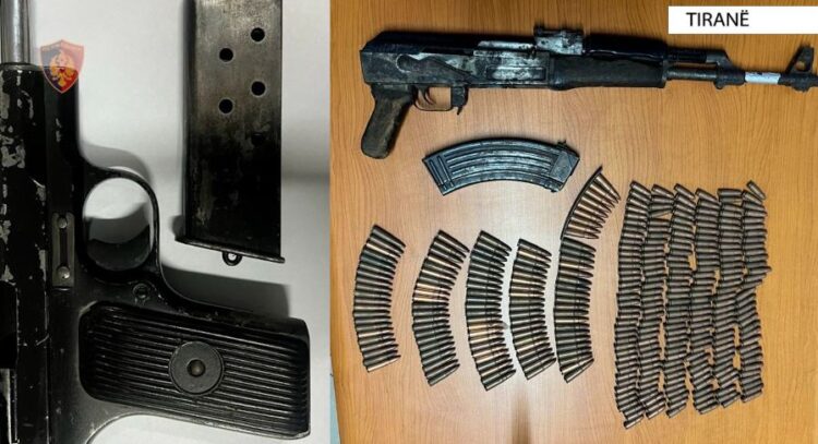 Tiranë, arrestohet një trafikant armësh bashkë me dy furnitorët