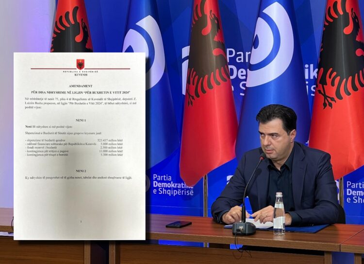 Basha kërkesë Kuvendit: T’i jepen Kosovës 5 mld lekë ndihmë ushtarake