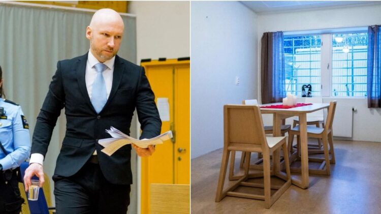 Breivik proteston për kushtet e jetesës në burg, ka tre dhoma…