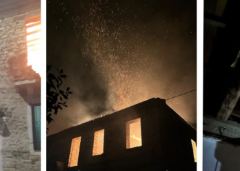 Përfshihet nga flakët një ndërtesë në Memaliaj, dyshimet e para