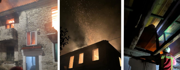 Përfshihet nga flakët një ndërtesë në Memaliaj, dyshimet e para