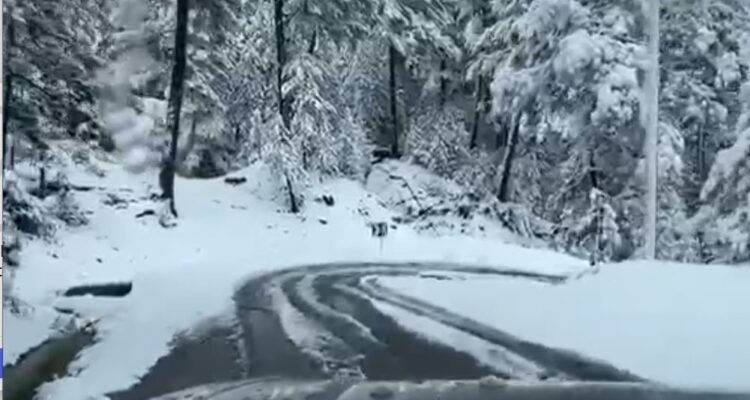 Dëbora mbulon Malësinë e Krujës, trashësia arrin 15 cm