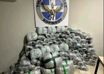 U ngarkua në kufirin greko-shqiptar, kapet furgoni me 195 kg marijuanë