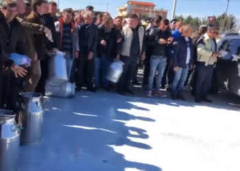 Blegtorët e Levanit protestojnë: Tregu i qumështit, monopol
