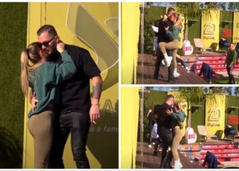 VIDEO/ “Sikur janë më të mirë”,  Romeo kërcen i përqafuar me Vesën