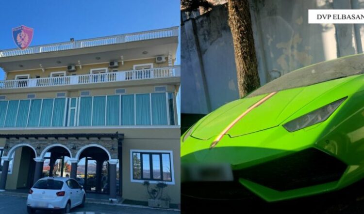  U kap si pasuri kriminale, “Lamborghini” në dispozicionin e policisë