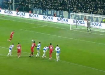 Penallti për Partizanin, ja çfarë bën Skuka