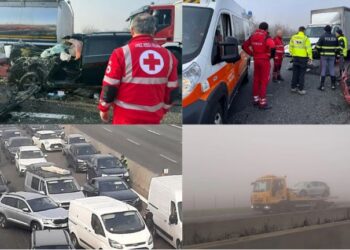 FOTO/ Aksident masiv nga mjegulla në Itali, të paktën 20 të plagosur