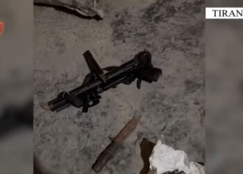 Armë zjarri e municion luftarak në banesë, arrestohet 61-vjeçari