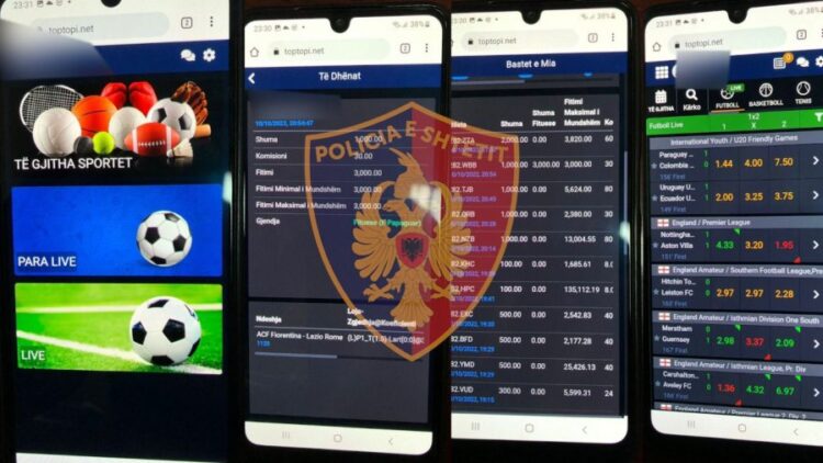 Vendoste baste sportive me celularë, kapet 22-vjeçari