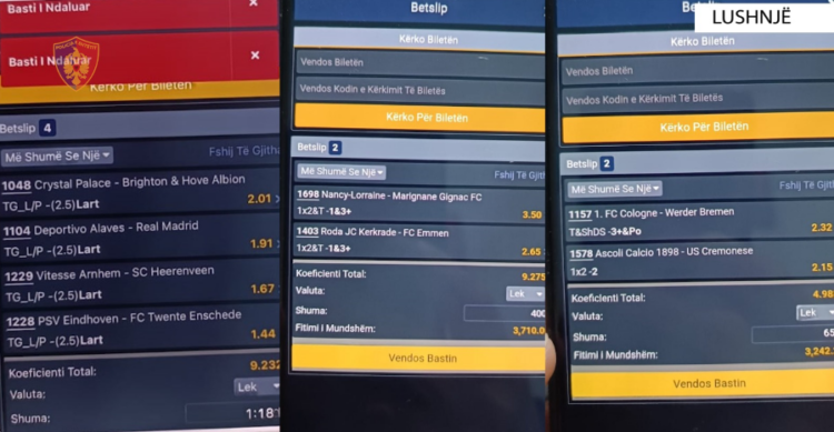 Vinin baste sportive, 1 i arrestuar dhe 3 të proceduar në Lushnje