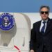 Sekretari amerikan i Shtetit, Antony Blinken mbërrin në Tiranë