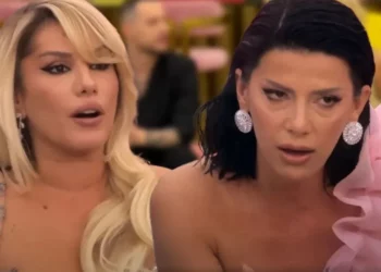 VIDEO/ Degradon sherri mes Ilnisës dhe Ledjonës: Mbetje, duhesh futur në açe…