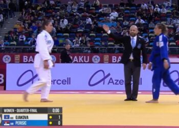 Nora Gjakova mposht xhudisten serbe dhe kalon në gjysmëfinale