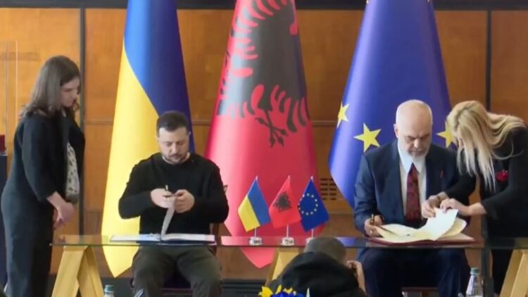 Rama dhe Zelensky firmosin traktatin e bashkëpunimit mes dy vendeve
