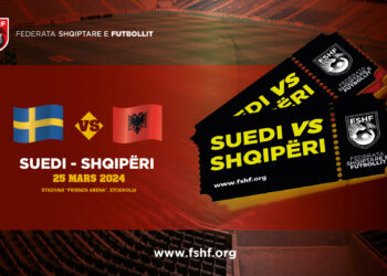 Biletat e miqësores Suedi-Shqipëri dalin në shitje më datë 27 shkurt
