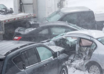 Përplasen 100 makina nga një aksident zinxhir, disa të plagosur