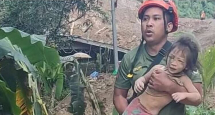 Mrekulli në Filipine, vajza gjendet 60 orë pas rrëshqitjeve të dheut