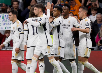 Reali mposht thellë Celta Vigon, Guler shënon golin e parë