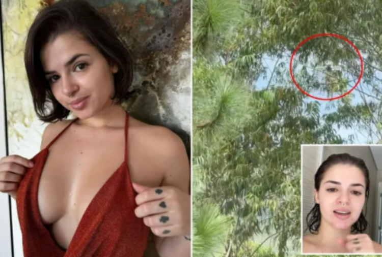 Modelja tregon momentet e frikshme kur droni në dritare tenton ta filmojë në tualet