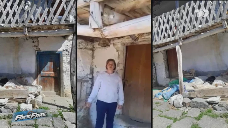 Gramsh – Digjet shtëpia, 14 pjesëtarë të familjes në qiell të hap