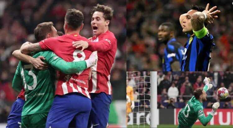 Inter bie pas penalltive në Metropolitano, Atletico në çerekfinale