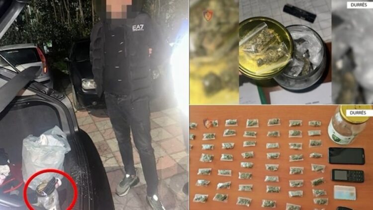 EMRI/ Me kanabis gati për shitje, arrestohet 36-vjeçari në Durrës
