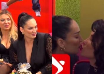 ‘Tregoi emrin e të dashurit të fundit’/ Erjola puth Rozën në buzë