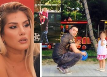 Ilnisa mashtroi publikisht, publikohen fotot e ish-bashkëshortit të moderatores me vajzën