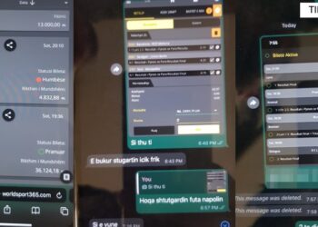 Vendosnin baste sportive, pranga dy personave në Tiranë