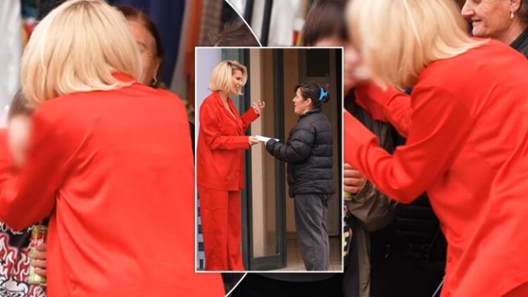 Gjest i bukur, Luana Vjollca befasoi disa gra në rrugë për 8 Mars