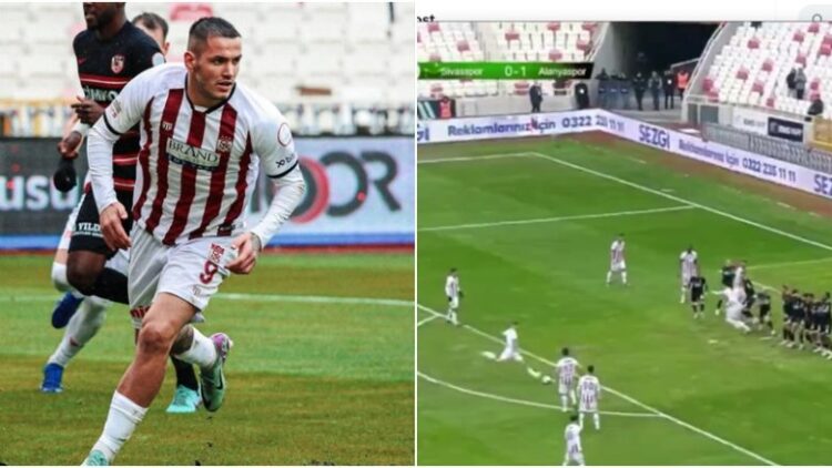 VIDEO/ Manaj nuk di të ndalet, lëshon një ‘predhë’ nga goditja e lirë