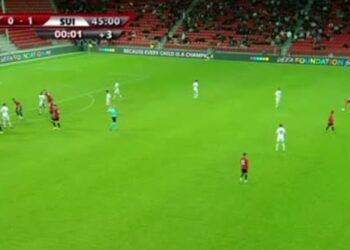 Shqipëri U21-Zvicër U21/ Pjesa e parë mbyllet me avantazhin e miqve