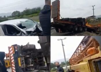 Aksident masiv pranë Rinasit – Pamjet