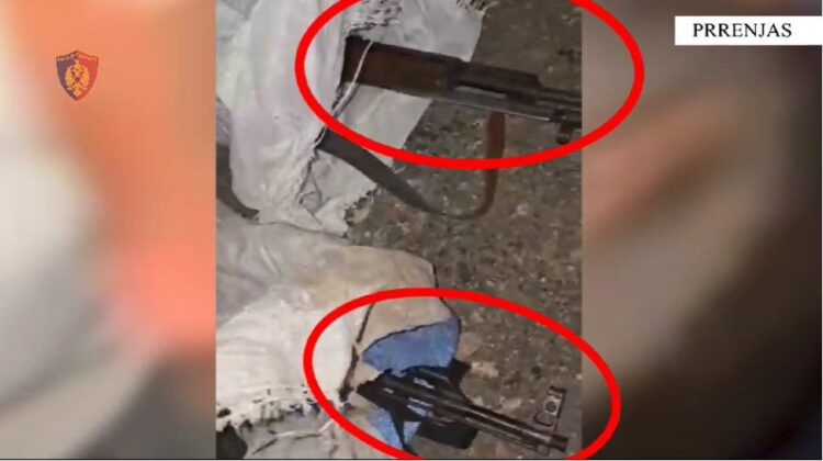 Trafik armësh nga Maqedonia e Veriut në Shqipëri, kapet i riu